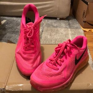 Pink and Black Nike Airmax